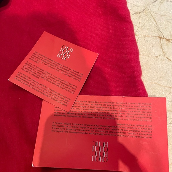 Carolina Herrera Navy Backpack - Picture 2 of 7